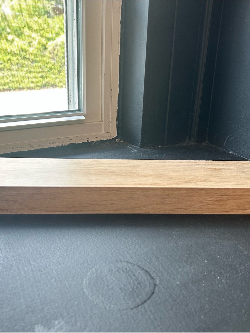 Natural Oak Floating Wall Shelf